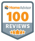 HomeAdvisor 100 plus reviews contractor