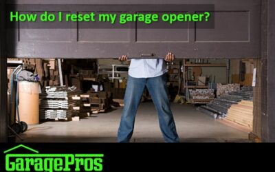 How do I Reset my Garage Opener